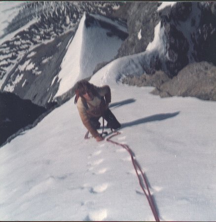 On ascent of SW Ridge of the Jungfrau