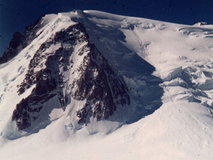 Mont Blanc du Tacul from Refuge des Cosmiques