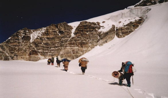Ascent of Upper Balephi Glacier to Tilman's Pass, Jugal Himal