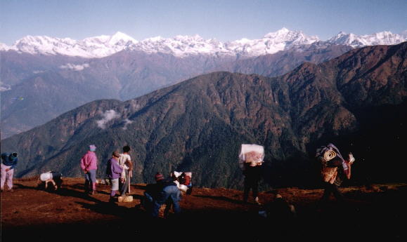 Langtang Himal on route to Tilman's Pass, Jugal Himal