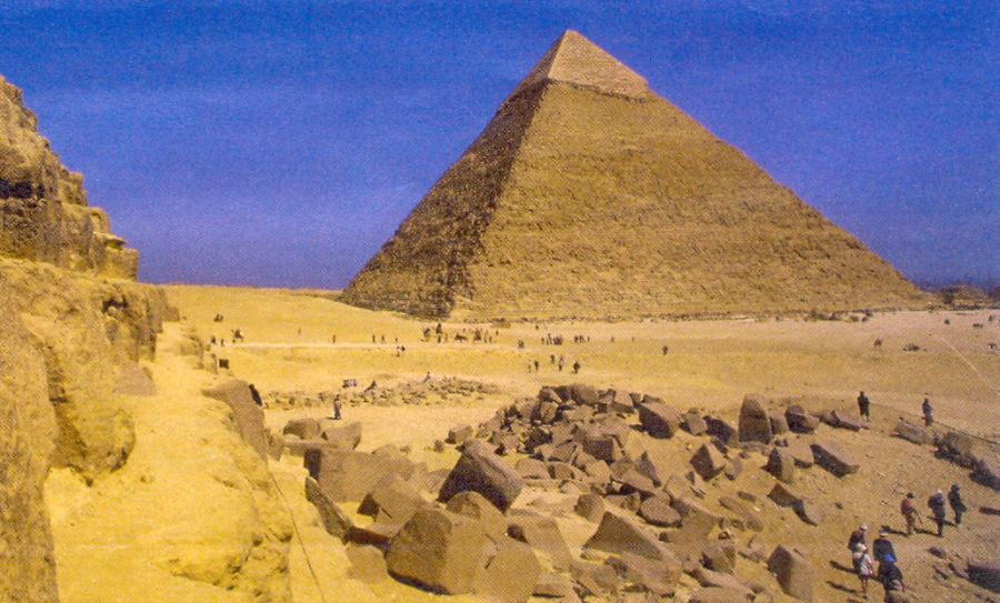 Pyramid at Cairo - capital city of Egypt