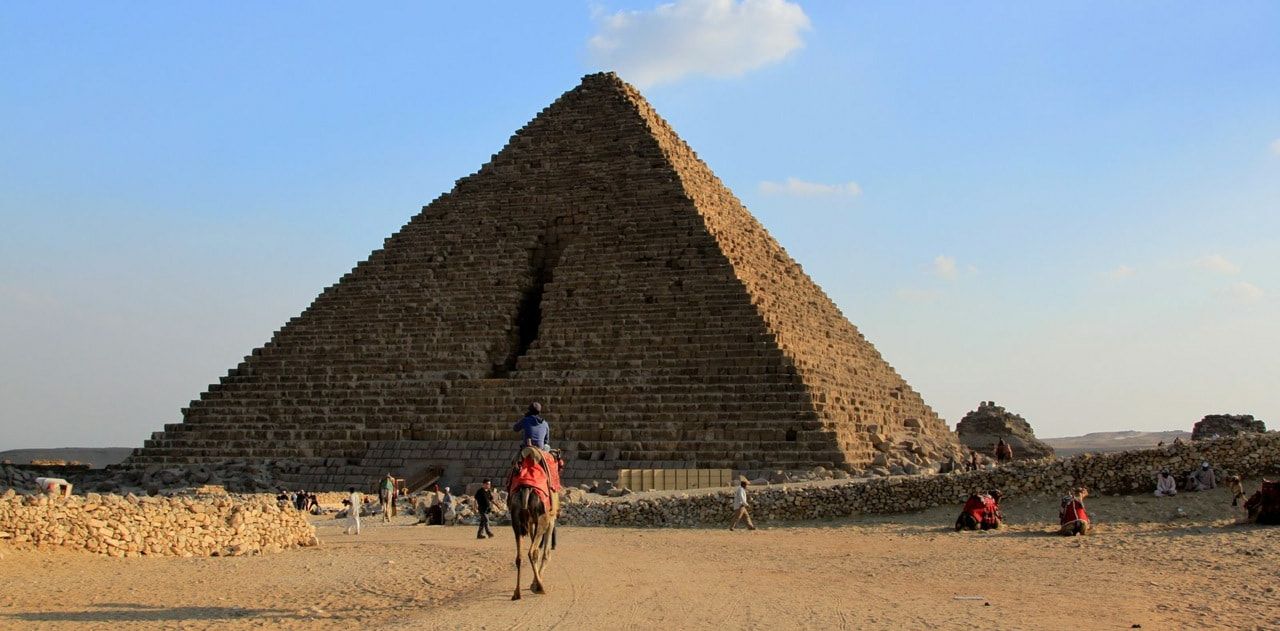 The Pyramids in Cairo - capital city of Egypt