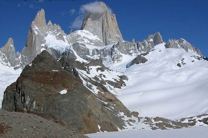 Fitzroy ( Cerro Chalten ) in Patagonia, Chile, South America