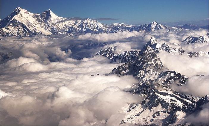 Aerial view of Gosainthan ( Shisha Pangma )