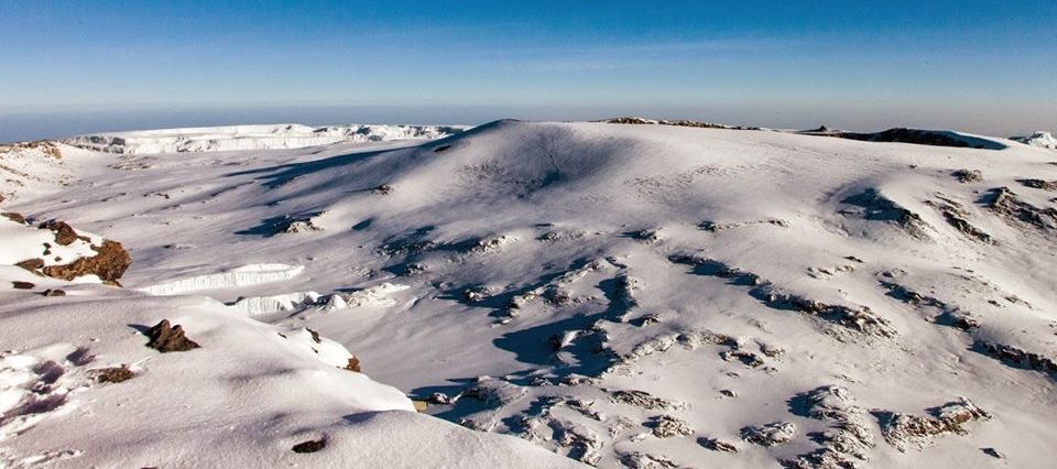 Summit crater of Kilimanjaro