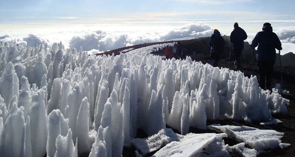 Ice Pinnacles on Kilimanjaro