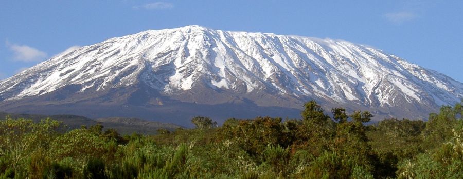 Mount Kilimanjaro in Tanzania - highest mountain in Africa