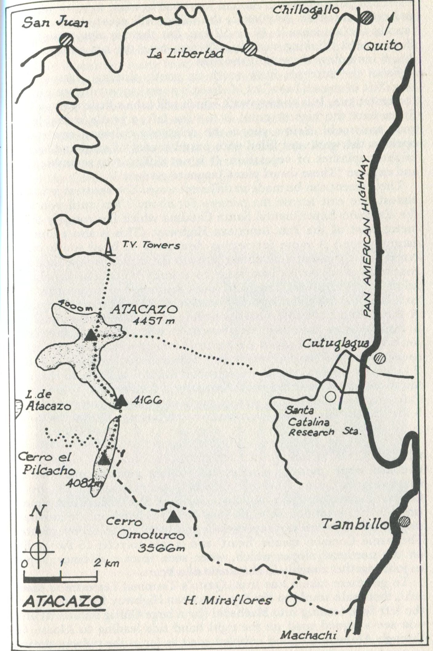 Map of Atacazo