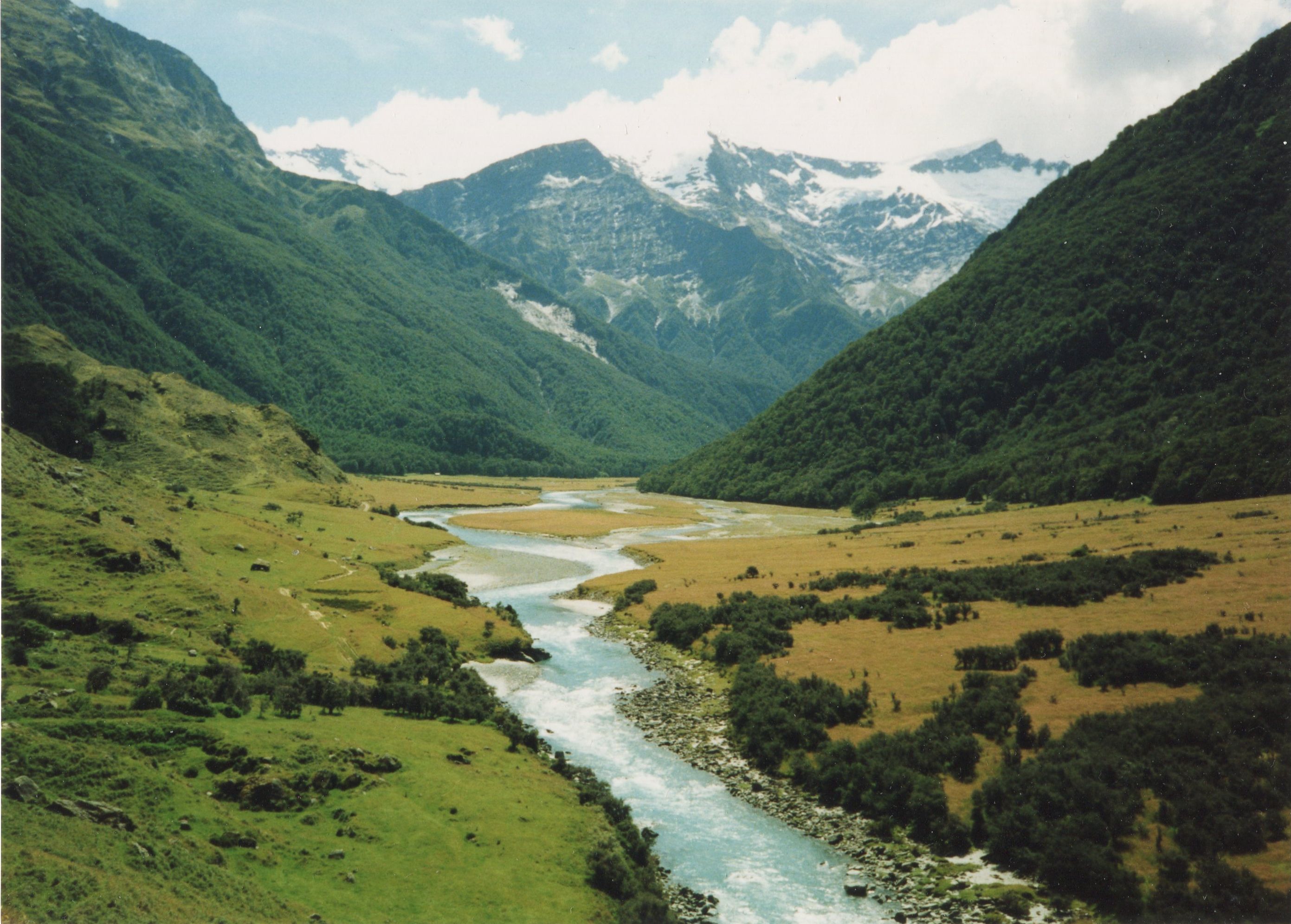 Photographs of the Matukituki Valley in the South Island of New Zealand