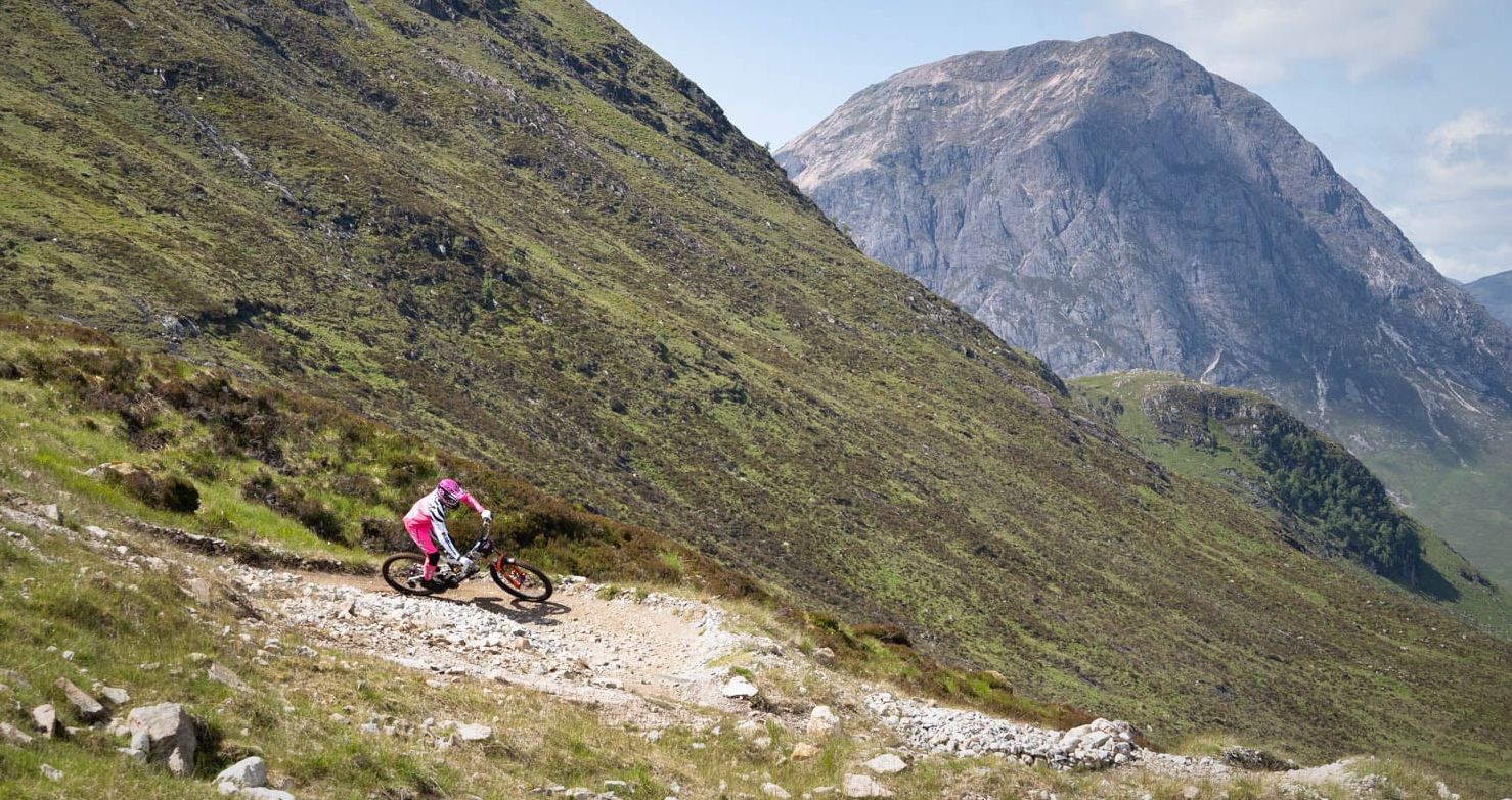 Mountain Bike trail on Meal a'Burraidh