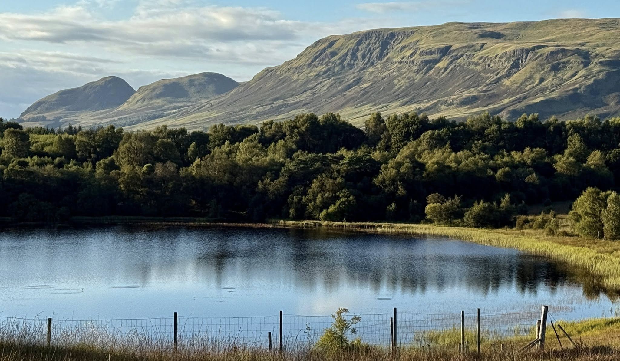 Campsie Fells from Dumbrock Loch