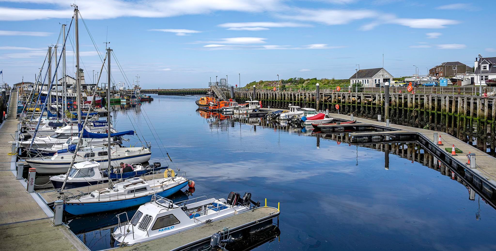 Harbour at Girvan