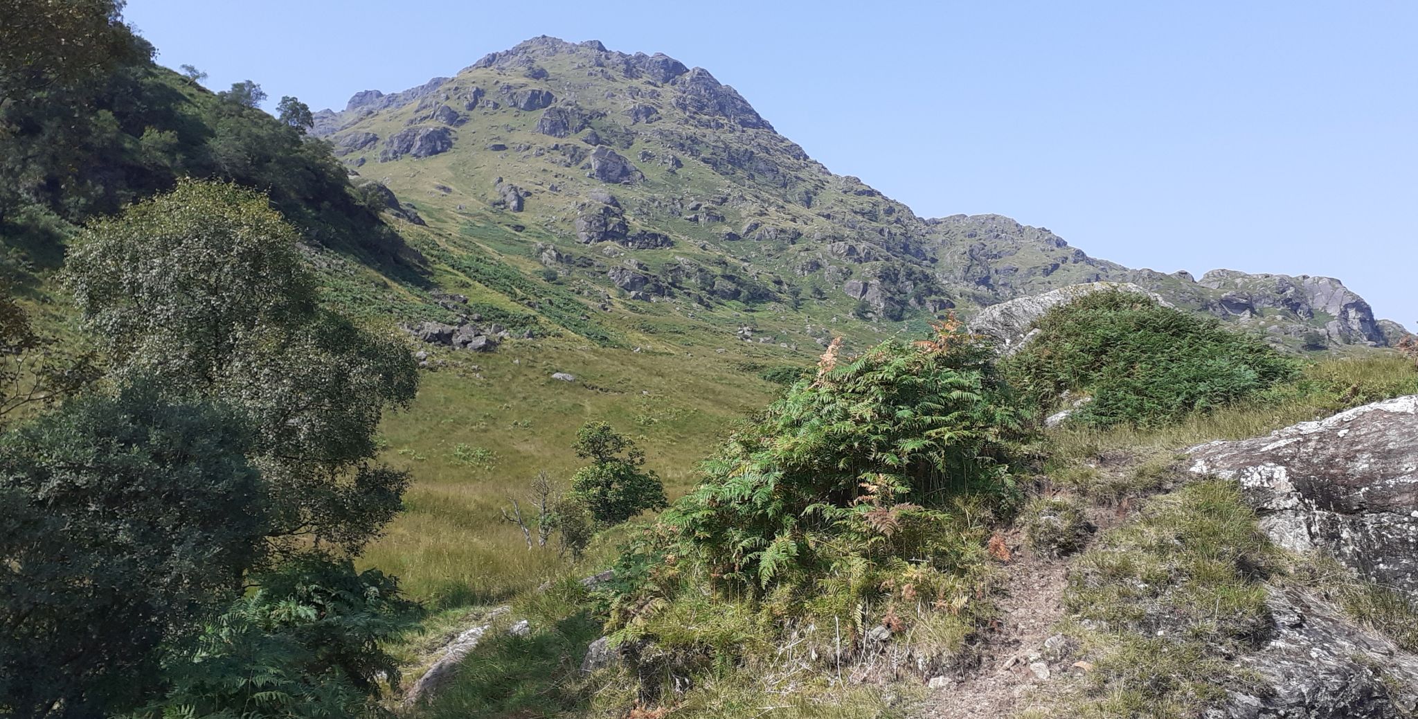 Ben Vane above Allt Coiregrogain