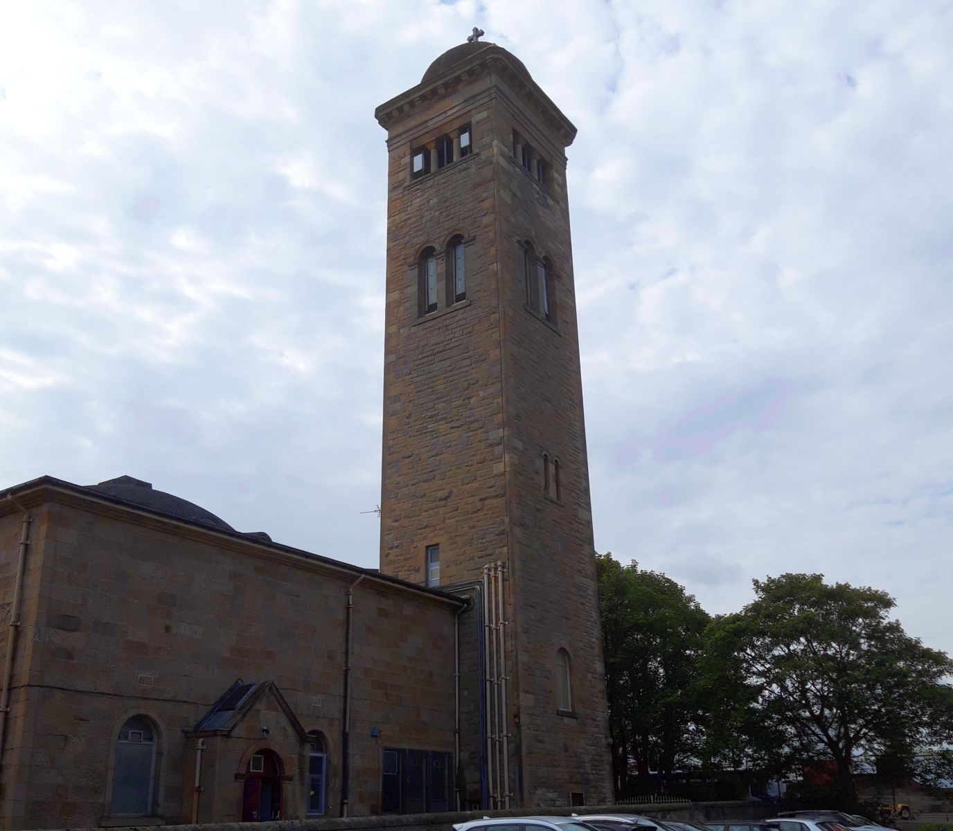 Tower of GLO Building in Motherwell