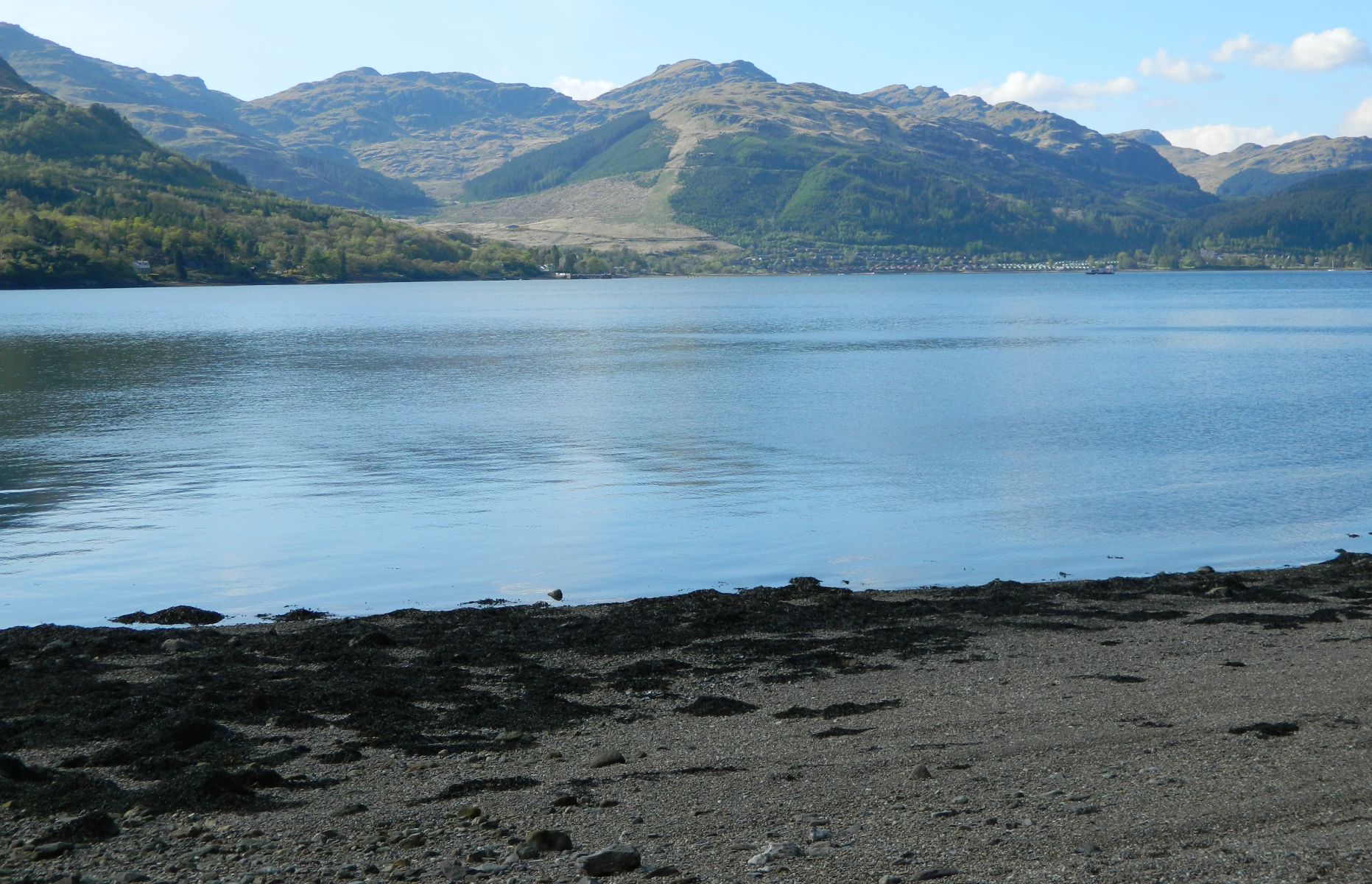 Hills above Loch Goil from Stuckbeg