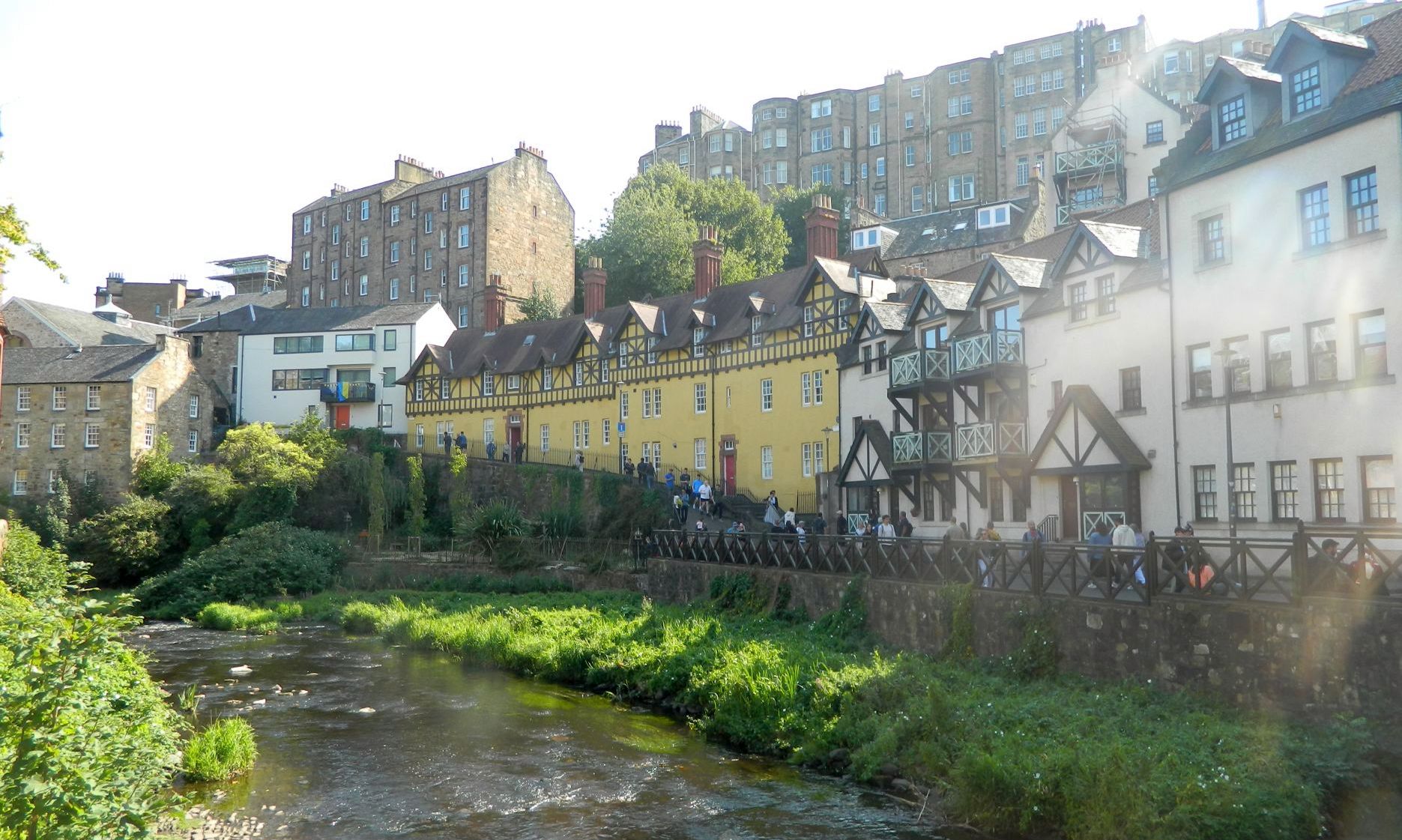 Dean Village above Water of Leith