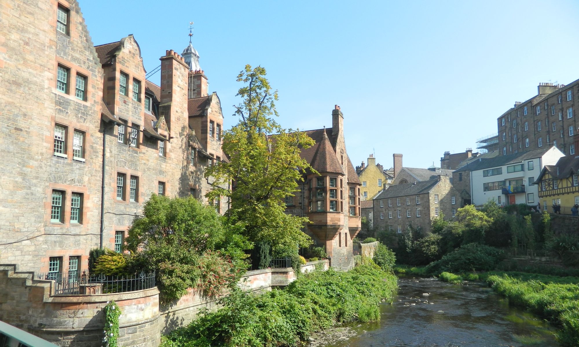 Dean Village above Water of Leith