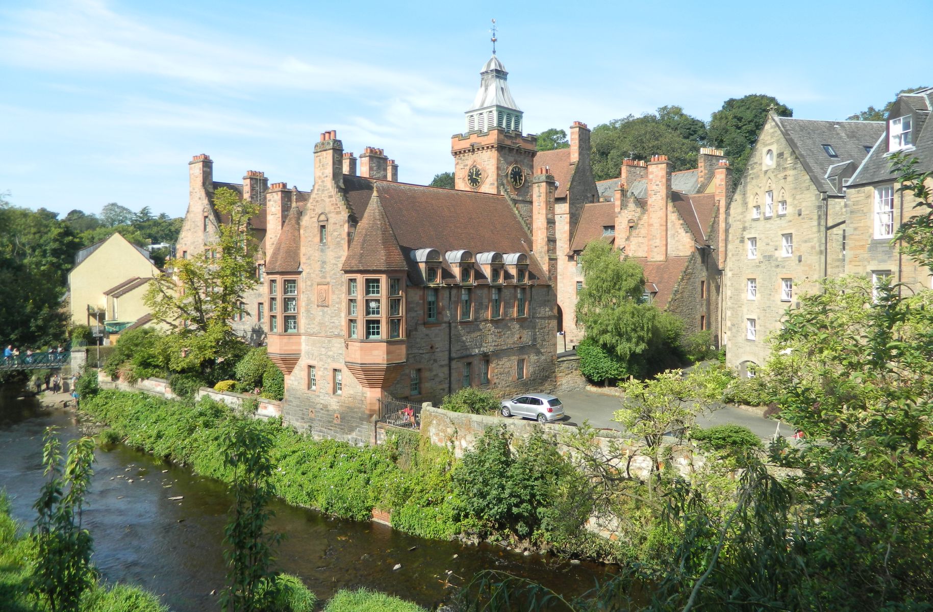 Dean Village above Water of Leith